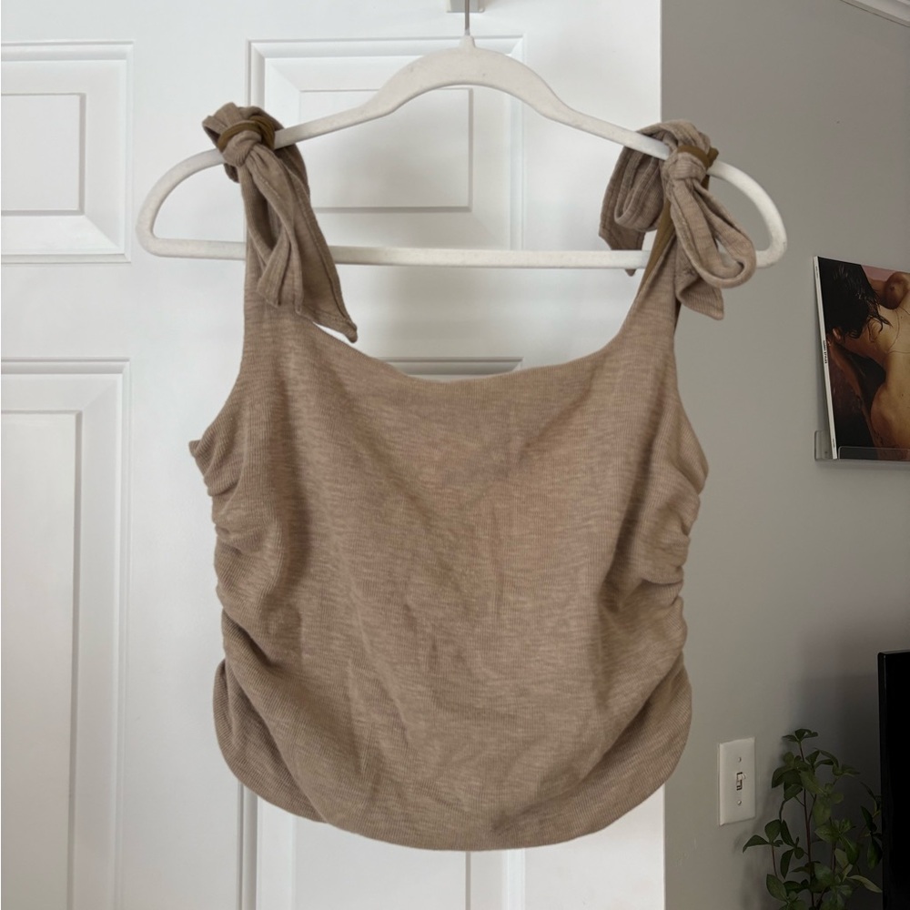 Free people tie shoulder tank top